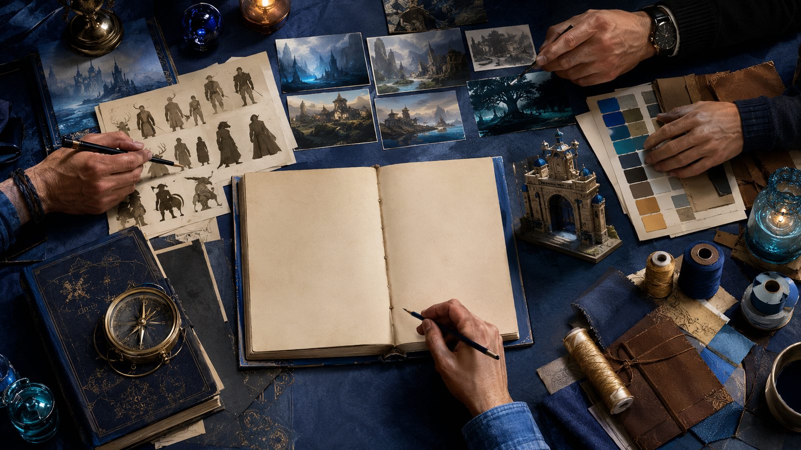 A manuscript expanding into multiple creative formats